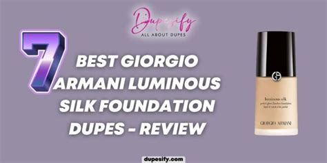 giorgio armani luminous silk dupe|best luminous foundation dupe.